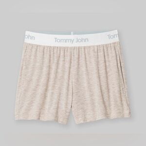 Tommy John - Second Skin Lounge Shorts W/ Pockets |NWT - Large - Modal - Oatmeal